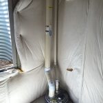 Interior Broomfield radon mitigation system